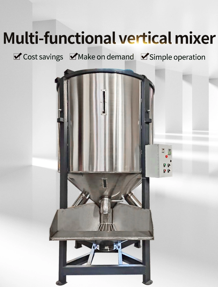 Manufacturer Heating and Drying Stainless Steel Vertical Mixer