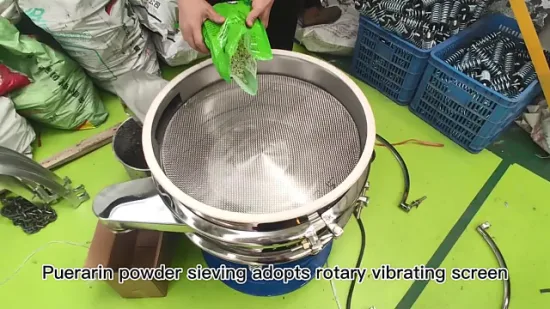 China Rotary Vibrating Screen/Circular Fine Powder Vibratory Sifter Sieve Machine