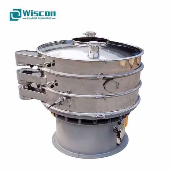 Industrial Rotary Ultrasonic Vibrating Screen Sifter Powder Vibratory Screening Sieve Sieving Machine with Competitive Price