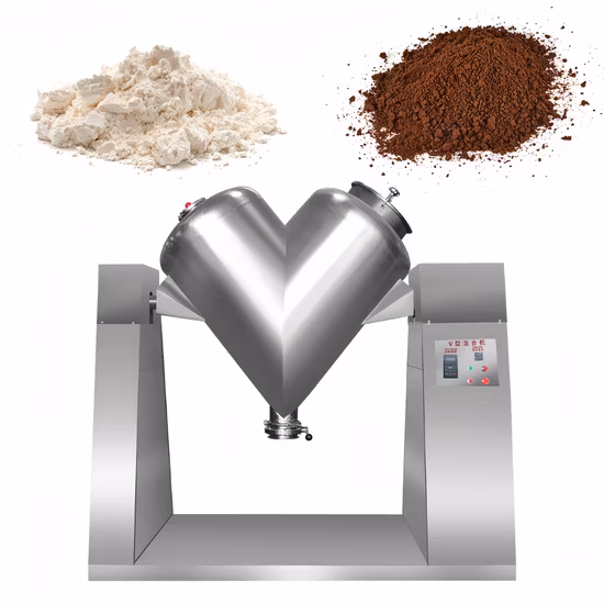 Dry Powder Mixer, V Shape/Square Cone/Two/Three Dimensional/Groove Blender/Ribbon/Screw /Trough/Cone Mixer for Pharmaceutical/Food/Chemical/Fertilizer/Pesticide
