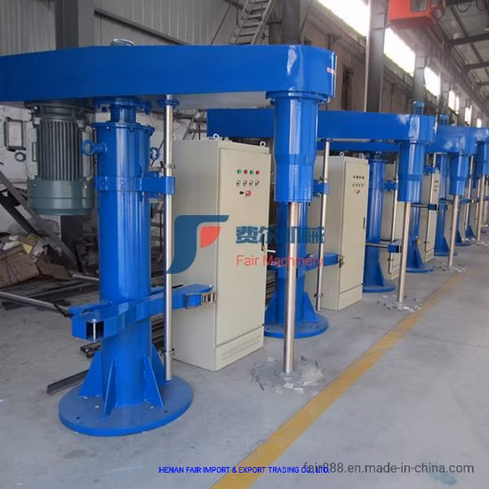 Disperser Agitator Chemical Liquid Automatic Paint Coating Mixer with Electric Hydraulic Lifting