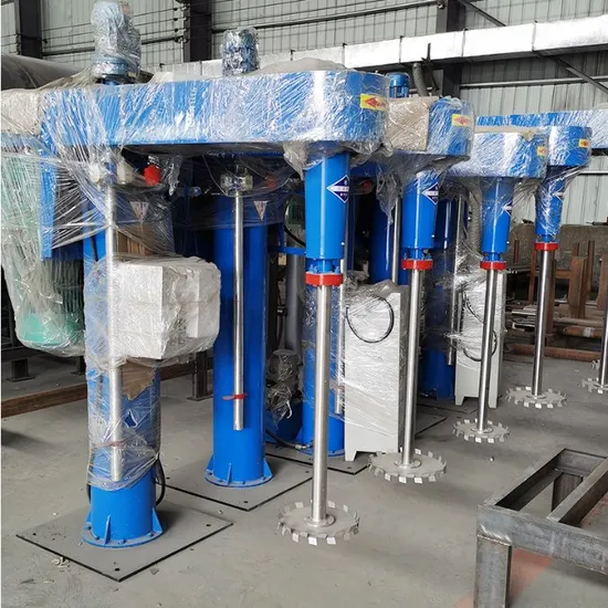 Disperser Agitator Chemical Liquid Automatic Paint Coating Mixer with Electric Hydraulic Lifting