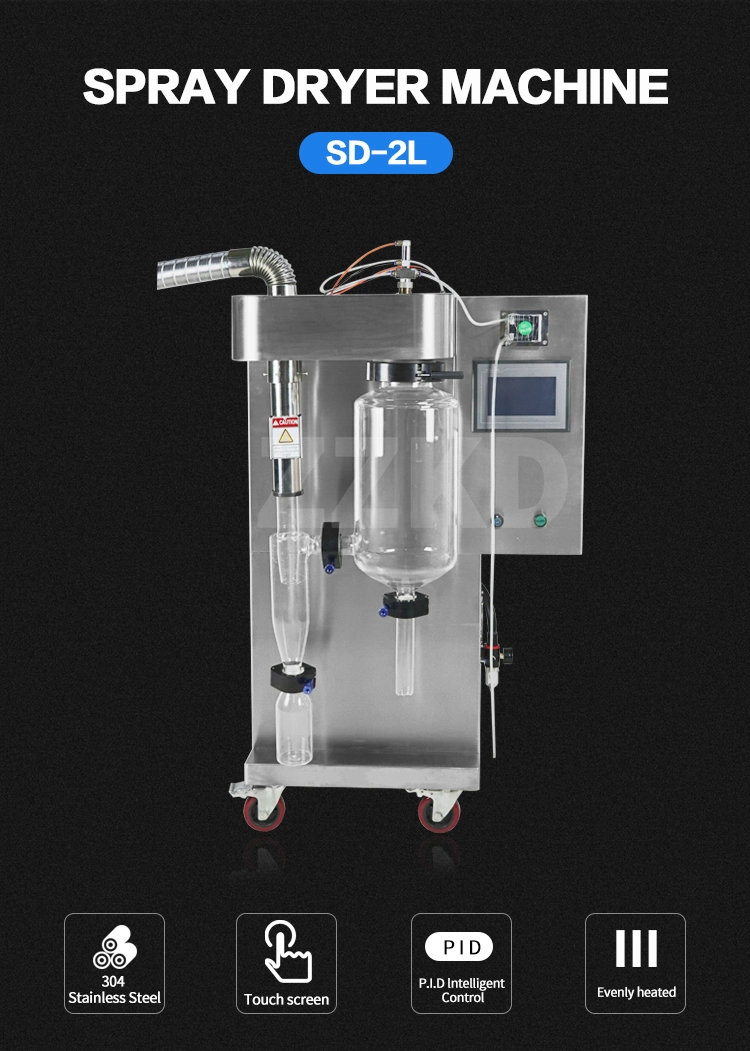 High Speed Centrifugal Mini Spray Drying Machine Milk Powder Making Machine Whey Stevia Herb Lab Spray Dryer 2L 5L 10L