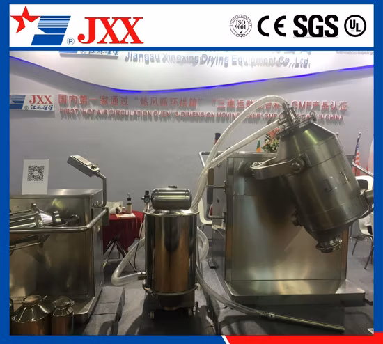 Three Dimensional Rotary Mixer for Mixing Crude Medicine Powder