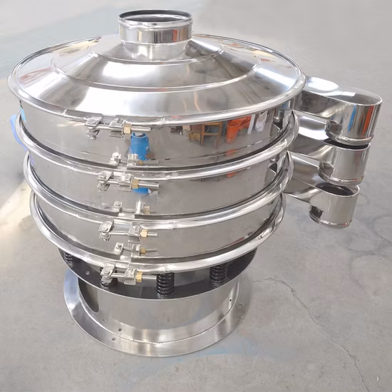 China Rotary Vibrating Screen/Circular Fine Powder Vibratory Sifter Sieve Machine