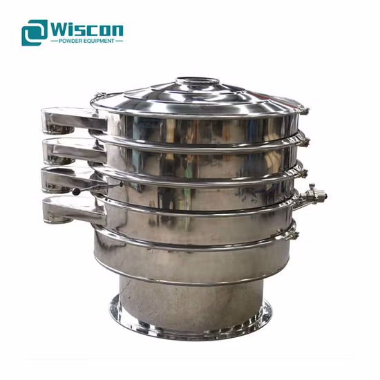 Spices Strach Protein Circular Ultrasonic Vibrating Screener Sifter Separator